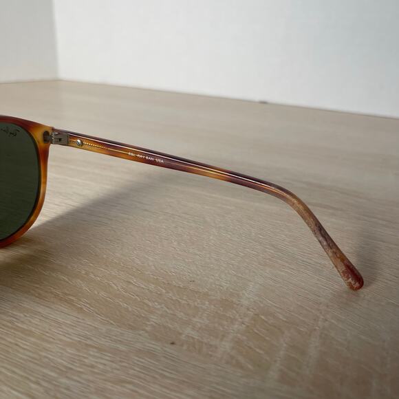 Vintage B&L Ray-Ban W1104 Traditional C Sunglasses Light Brown READ - Picture 8 of 15